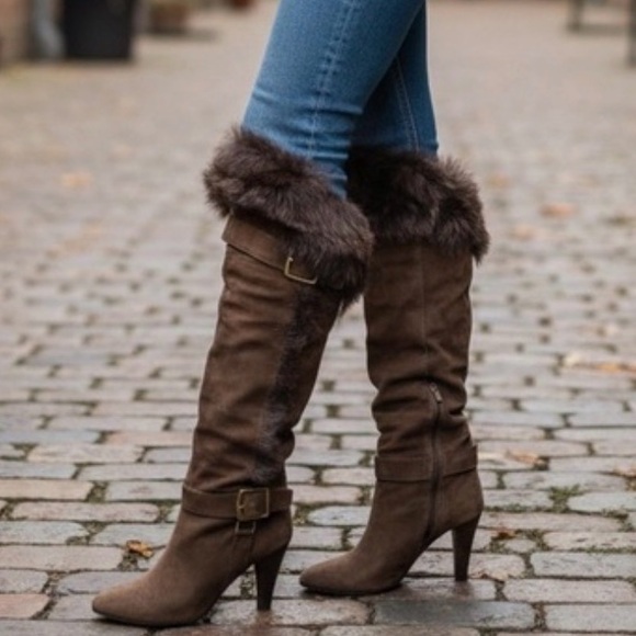 Coach Shoes - 🐻 COACH Mazur Suede Over The Knee Boots